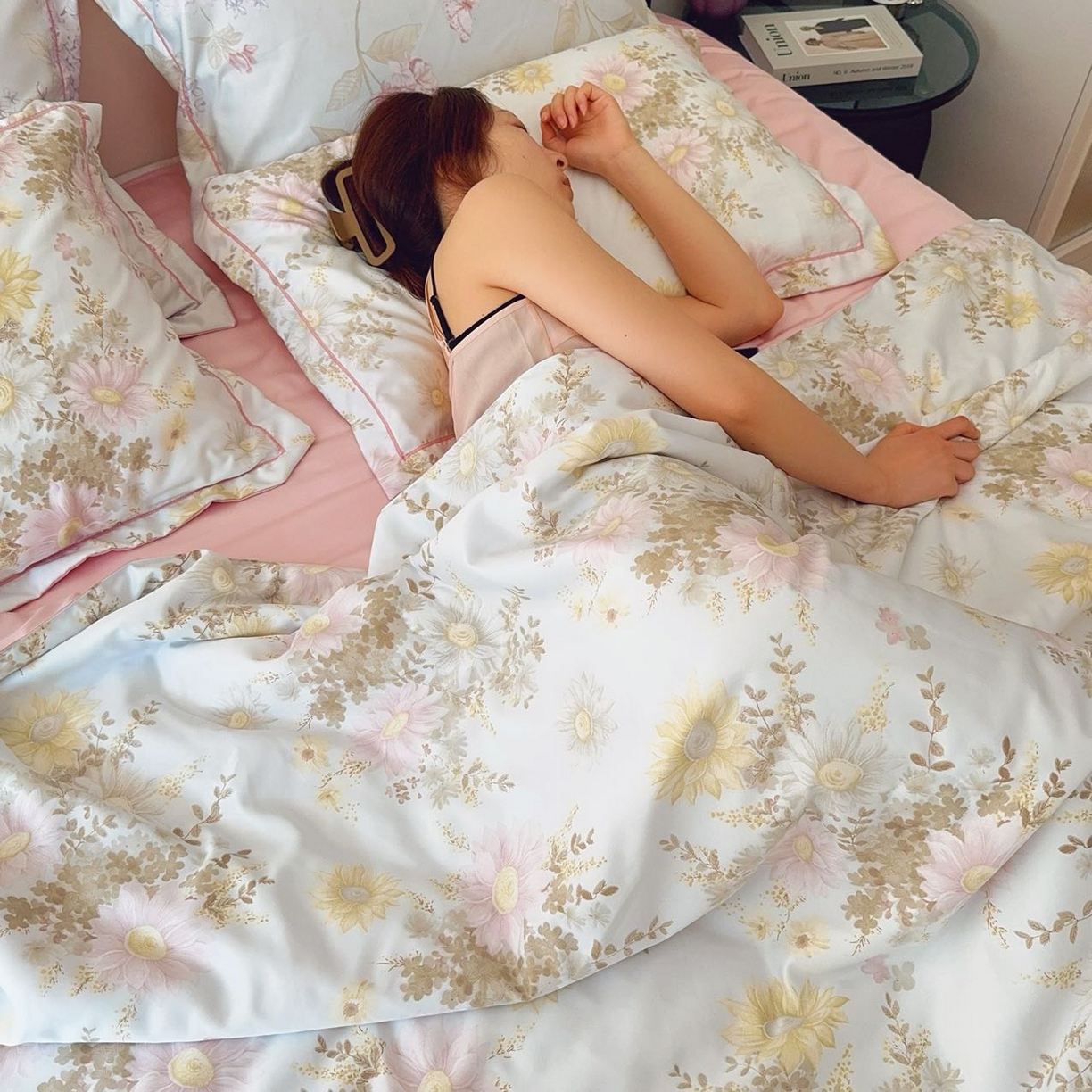 91家纺网 家纺一手货源 找家纺 （总）兜米家居 2025新款水洗天丝夏被四件套