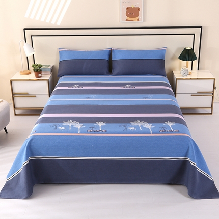 91家纺网 家纺一手货源 找家纺 （总）望淮家纺 2025新款老粗布凉席床单三件套