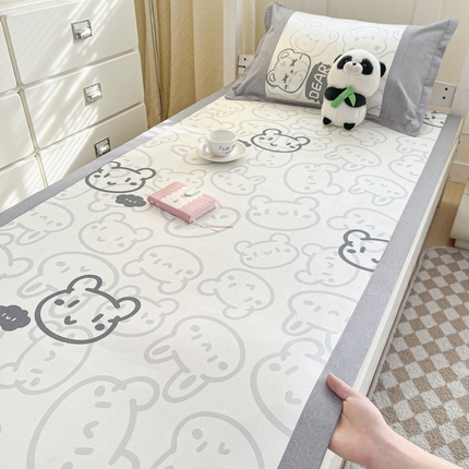 91家纺网 家纺一手货源 找家纺 （总）2025新款印花冰藤凉席-学生款