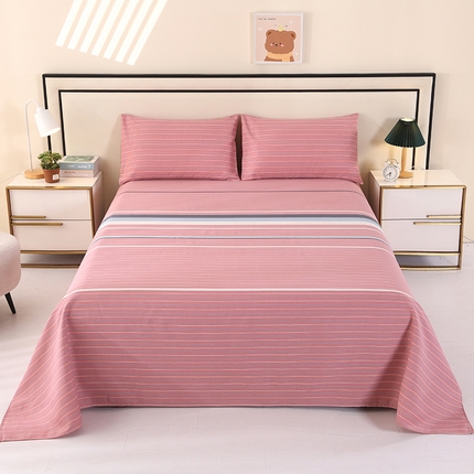 91家纺网 家纺一手货源 找家纺 （总）望淮家纺 2025新款老粗布凉席床单三件套