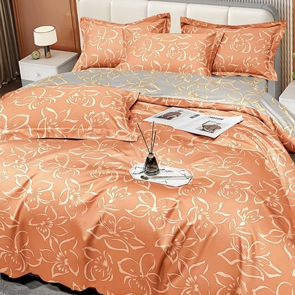 91家纺网 家纺一手货源 找家纺 （总）磨毛世家家纺 2025新款四件套加厚实体花色