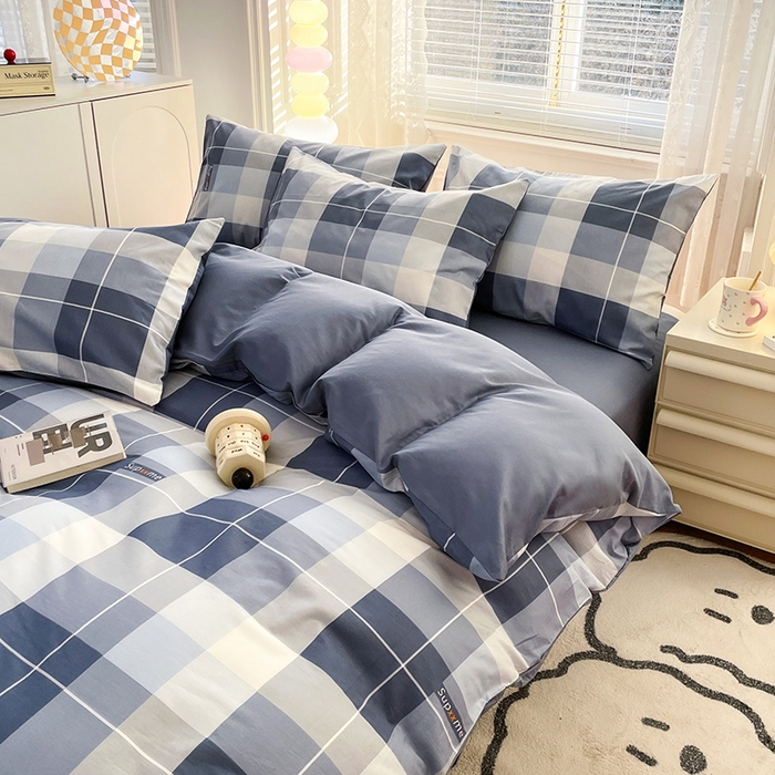 91家纺网 家纺一手货源 找家纺 世爵 2025新款全棉印花小清新单品系列-单被套 风的印季