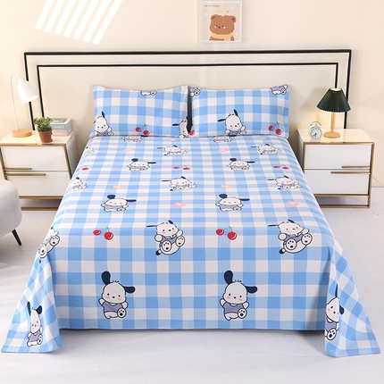 91家纺网 家纺一手货源 找家纺 （总）望淮家纺 2025新款老粗布凉席床单三件套