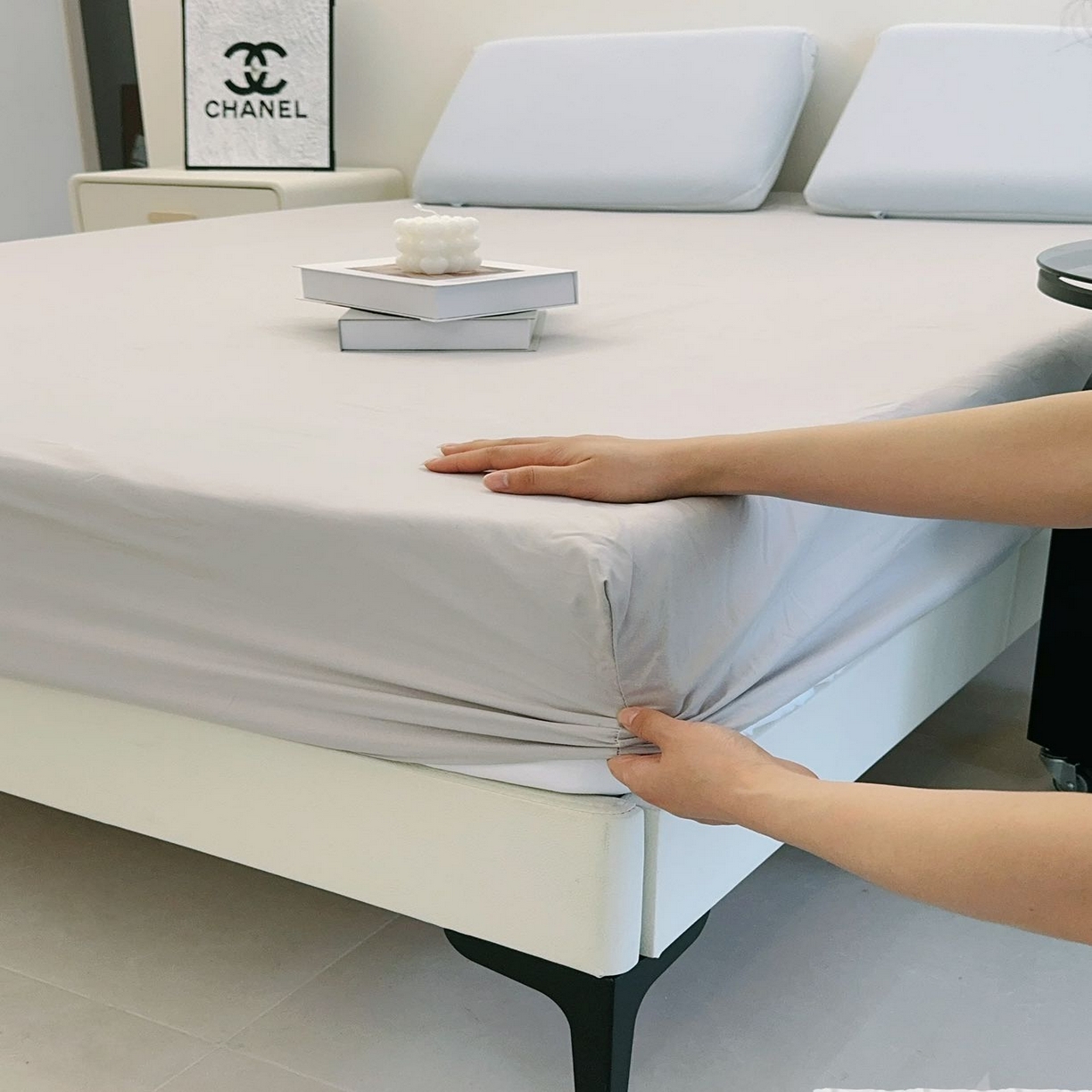 91家纺网 家纺一手货源 找家纺 （总）兜米家居 2025新款纯色全棉床笠