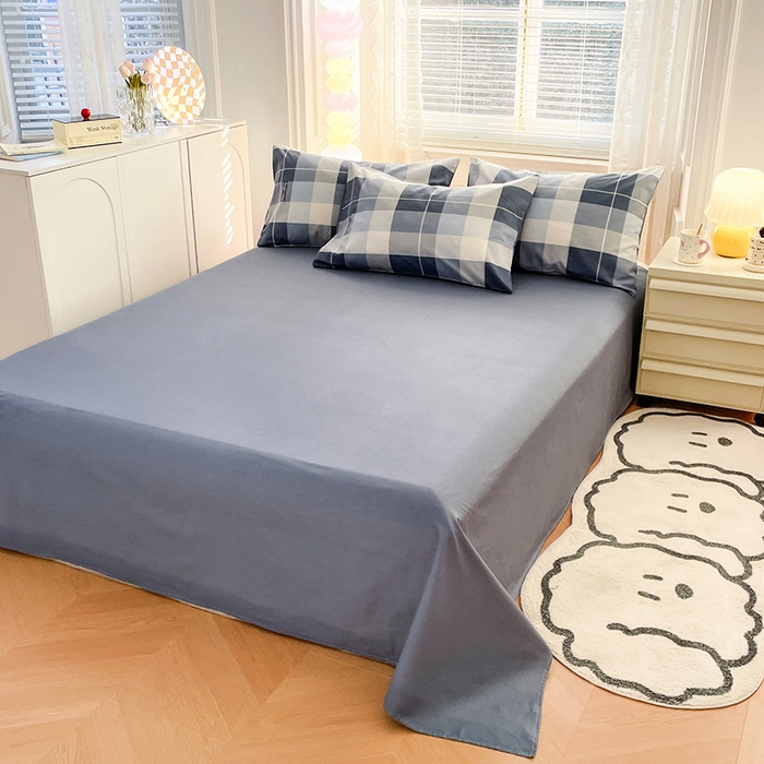 91家纺网 家纺一手货源 找家纺 世爵 2025新款全棉印花小清新单品系列-单被套 风的印季