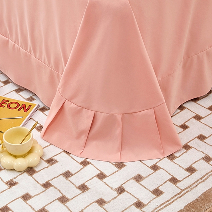 91家纺网 家纺一手货源 找家纺 卡迪亚家纺 2025新款加厚柔肤棉贴布绣宽边双拼刺绣四件套-满心花园 满心花园-玲珑玉