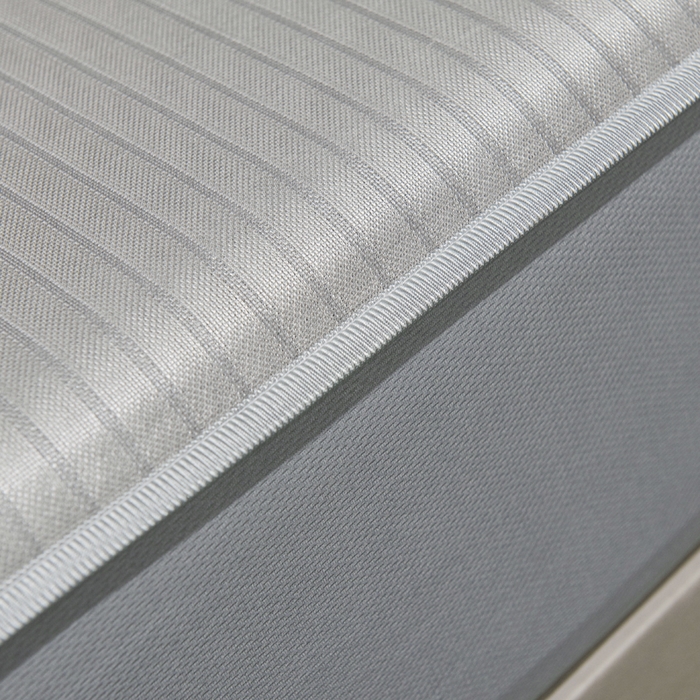 91家纺网 家纺一手货源 找家纺 小萌虎 2025新款碳光抗菌冰丝凉席床笠 水云间-灰