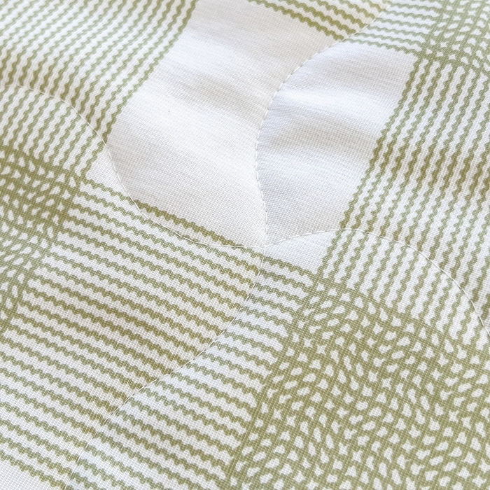 91家纺网 家纺一手货源 找家纺 慕木 2025春夏新款双层纱针织棉夏被夏凉被空调被 莫奈绿格