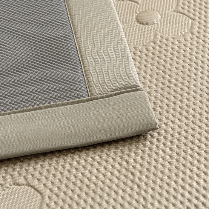 91家纺网 家纺一手货源 找家纺 阿亮家居 2025新款凉席凉豆豆软席床席款 四叶草-玉石咖