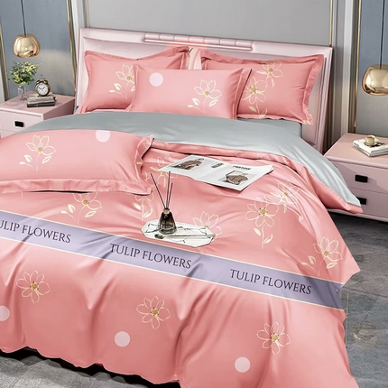 91家纺网 家纺一手货源 找家纺 （总）磨毛世家家纺 2025新款四件套加厚实体花色