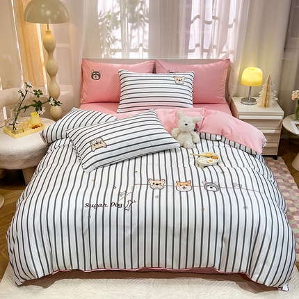 经年 2025新款水洗真丝四件套好伙伴系列 好伙伴-灰玉