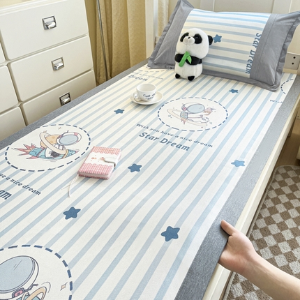 2025新款印花冰藤凉席-学生款 太空人