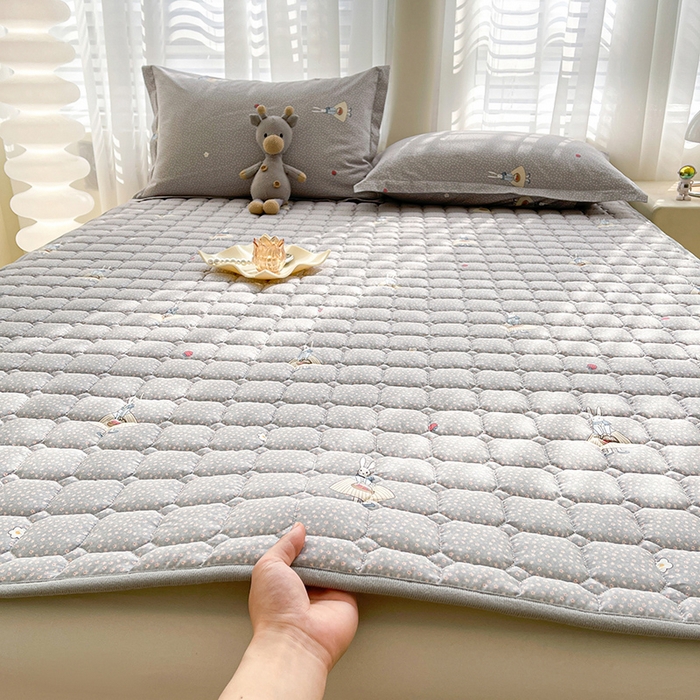 91家纺网 家纺一手货源 找家纺 丽诺床垫2025年全棉抗菌床褥床垫床护垫 小萝莉