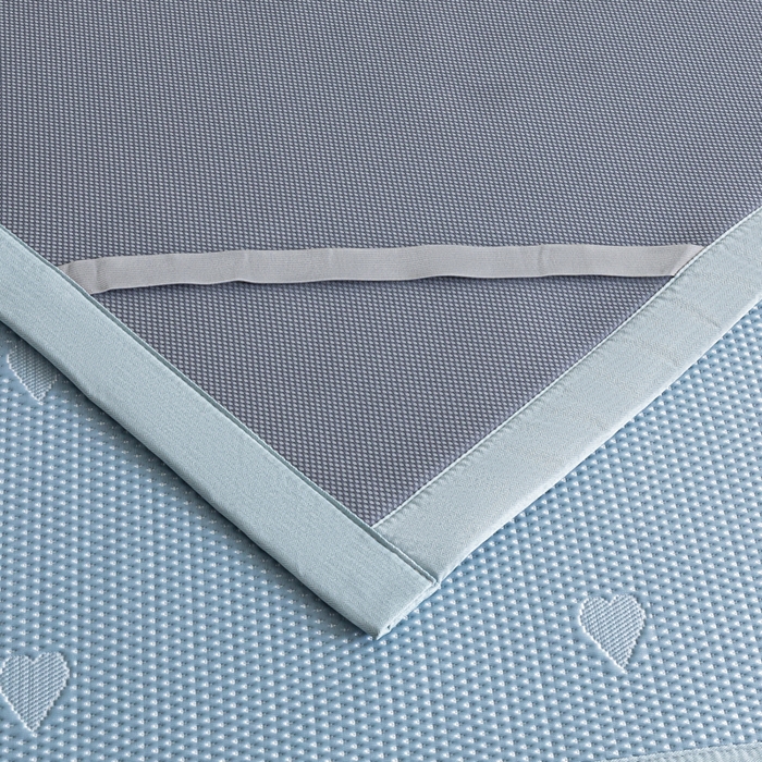 91家纺网 家纺一手货源 找家纺 阿亮家居 2025新款凉席凉豆豆软席床席款 心相印-海盐蓝