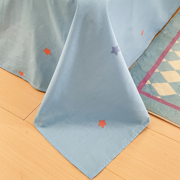 91家纺网 家纺一手货源 找家纺 博雅 2025新款纯棉宇航员四件套 绘画宇航员