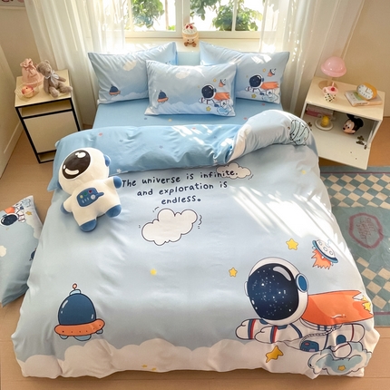 （总）博雅 2025新款纯棉宇航员四件套