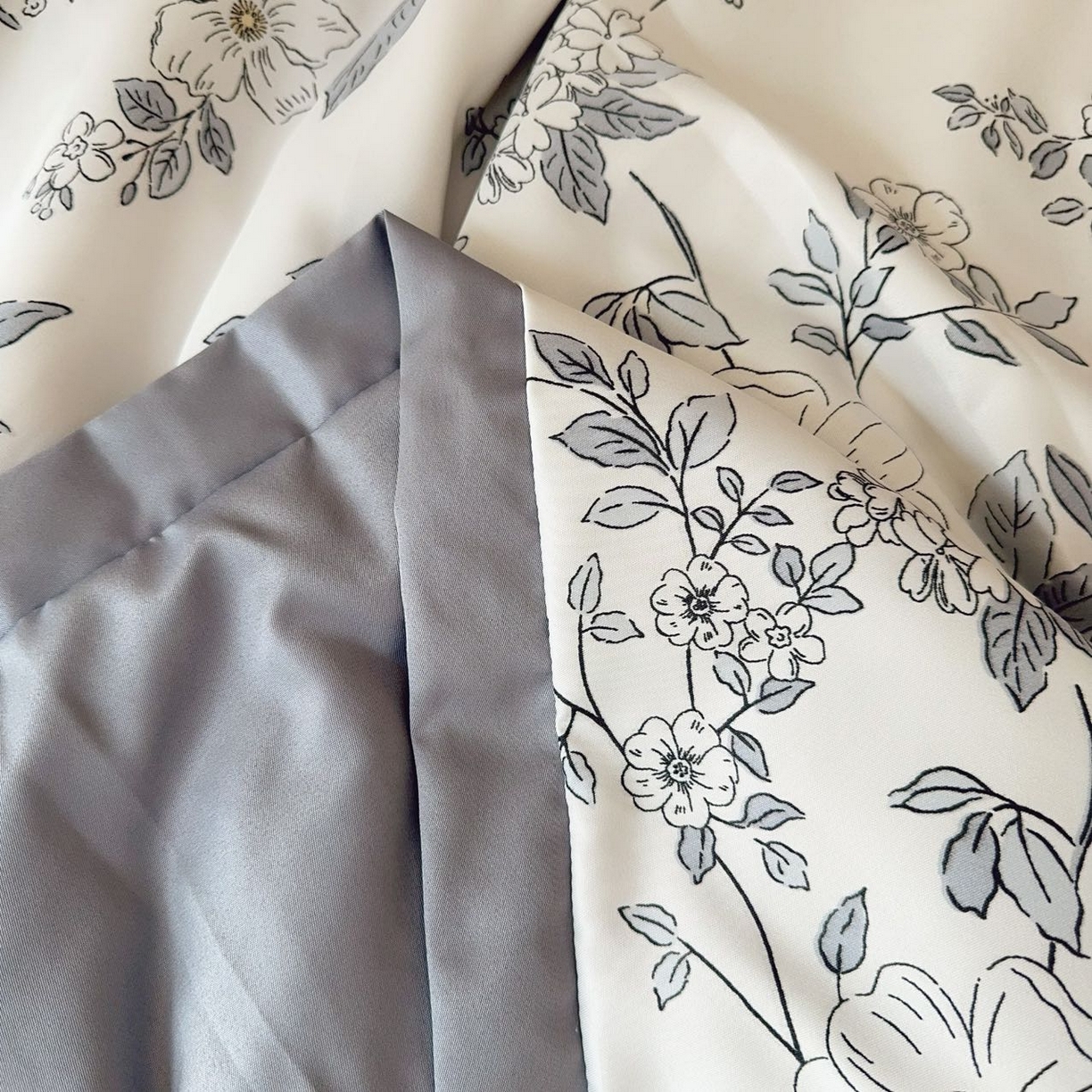 91家纺网 家纺一手货源 找家纺 兜米家居 2025新款水洗天丝夏被四件套 花枝