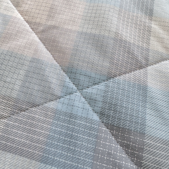 91家纺网 家纺一手货源 找家纺 瑜珠 2025新款A类双面全棉印花夏被夏凉被纯棉空调被 苏伦蓝