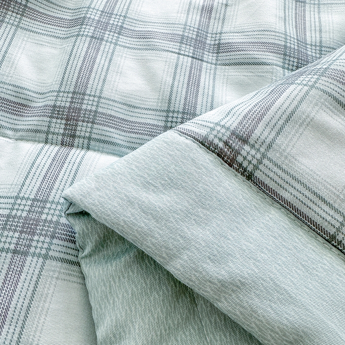 91家纺网 家纺一手货源 找家纺 瑜珠 2025新款A类双面全棉印花夏被夏凉被纯棉空调被 雅格绿