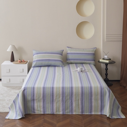 91家纺网 家纺一手货源 找家纺 （总）绒艺席业 2025新款简约原棉印花老粗布床单