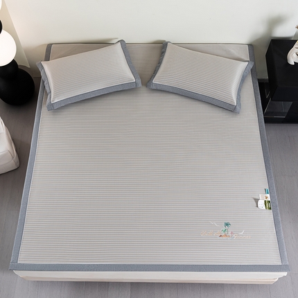 91家纺网 家纺一手货源 找家纺 （总）小牛席业 2025新款海岛夏日凉感冰丝席系列凉席藤席冰藤席冰丝席竹席空调席草席乳胶席凉感豆豆席