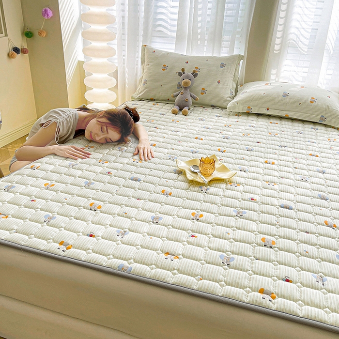 91家纺网 家纺一手货源 找家纺 丽诺床垫2025年全棉抗菌床褥床垫床护垫 小象宝