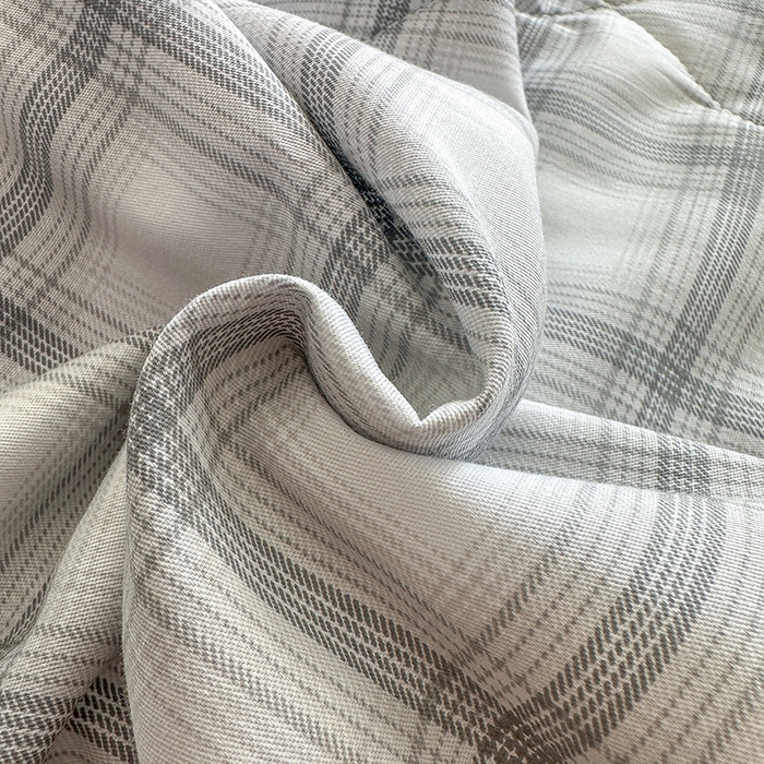 91家纺网 家纺一手货源 找家纺 瑜珠 2025新款A类双面全棉印花夏被夏凉被纯棉空调被 雅格灰