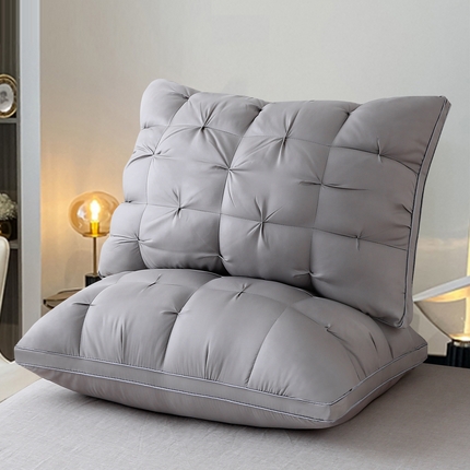 91家纺网 家纺一手货源 找家纺 （总）珍贝家纺 2025新款双边扭花酒店面包枕枕头枕芯