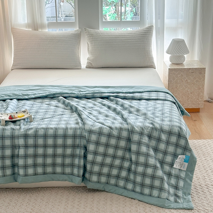 91家纺网 家纺一手货源 找家纺 （总）瑜珠 2025新款A类双面全棉印花夏被夏凉被纯棉空调被