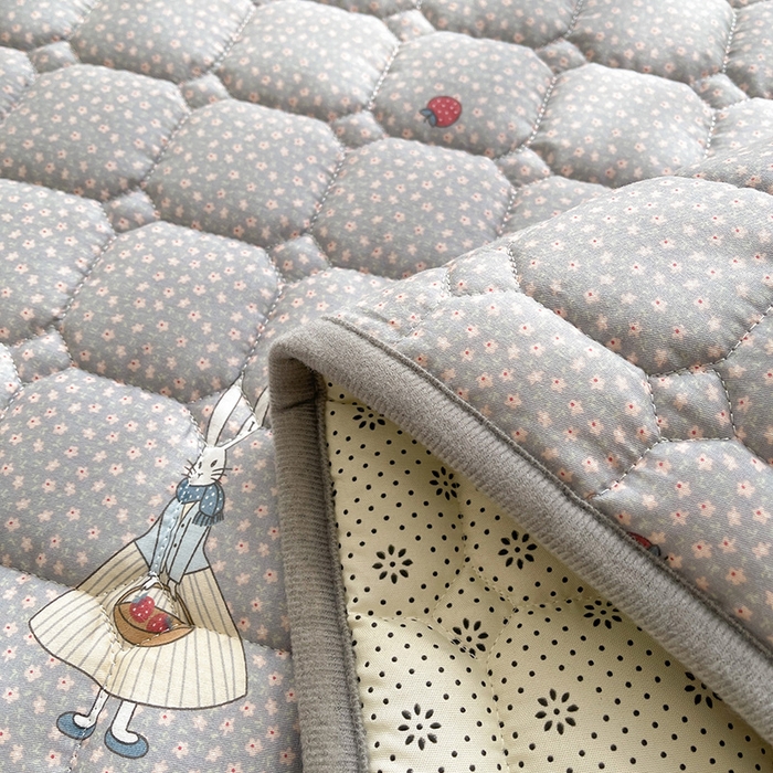 91家纺网 家纺一手货源 找家纺 丽诺床垫2025年全棉抗菌床褥床垫床护垫 小萝莉