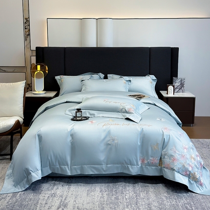 星蕴家纺 2025新款澳棉正宗长绒棉四件套-诺兰 幸运兰