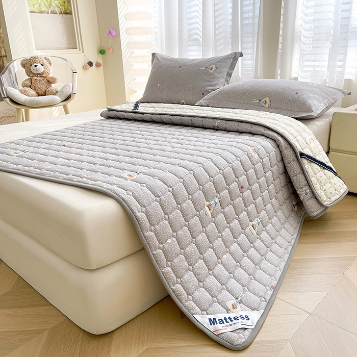 91家纺网 家纺一手货源 找家纺 丽诺床垫2025年全棉抗菌床褥床垫床护垫 小萝莉