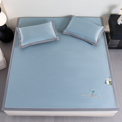 91家纺网 家纺一手货源 找家纺 （总）小牛席业 2025新款海岛夏日凉感冰丝席系列凉席藤席冰藤席冰丝席竹席空调席草席乳胶席凉感豆豆席