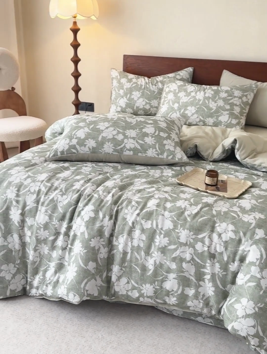 91家纺网 家纺一手货源 找家纺 （总）2025新款40s全棉双层纱圆角吊边款四件套