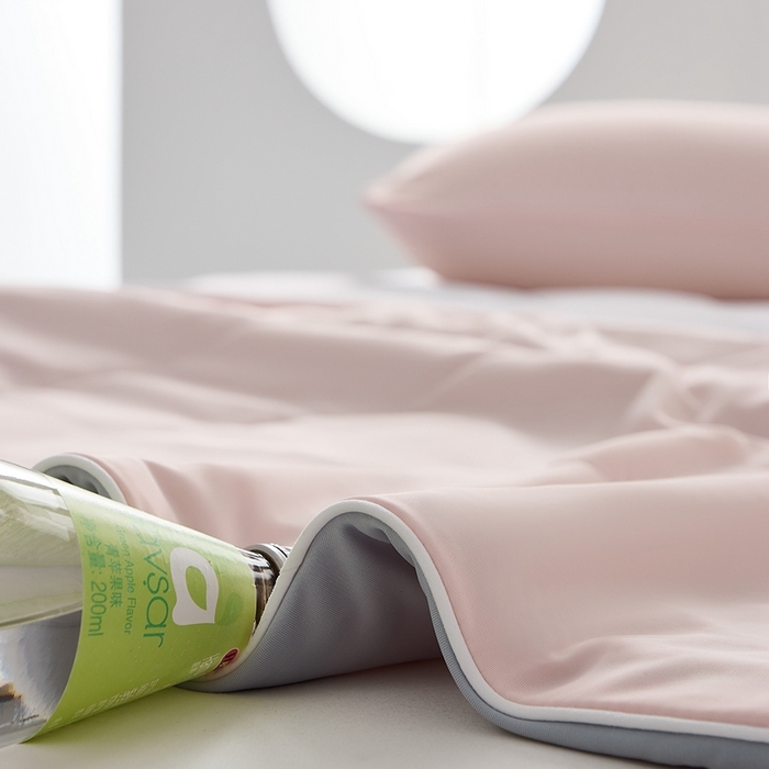 91家纺网 家纺一手货源 找家纺 LADYCOCO可可家居 2025新款凉感夏被 粉