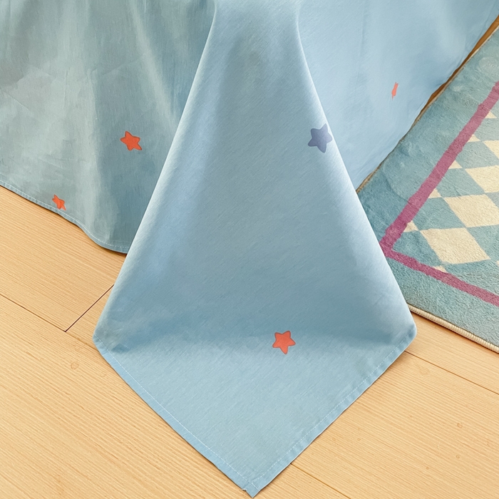 91家纺网 家纺一手货源 找家纺 博雅 2025新款纯棉宇航员四件套 滑板宇航员