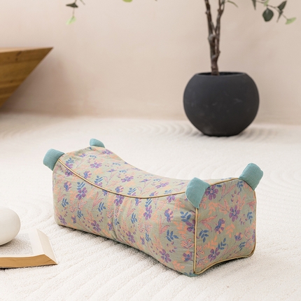 91家纺网 家纺一手货源 找家纺 （总）小猫派 2025新款亲肤舒适双层纱老虎荞麦壳枕枕头枕芯