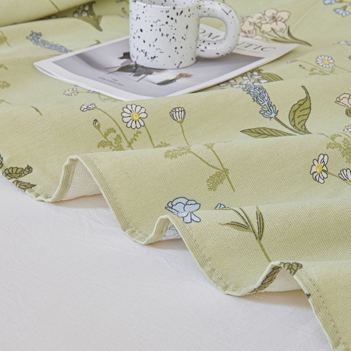 91家纺网 家纺一手货源 找家纺 绒艺席业 2025新款简约原棉印花老粗布床单 那年花开