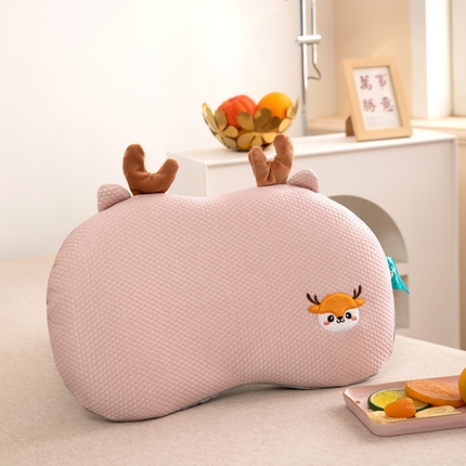 九州枕芯 2025新款凉感童趣儿童记忆枕 樱花粉