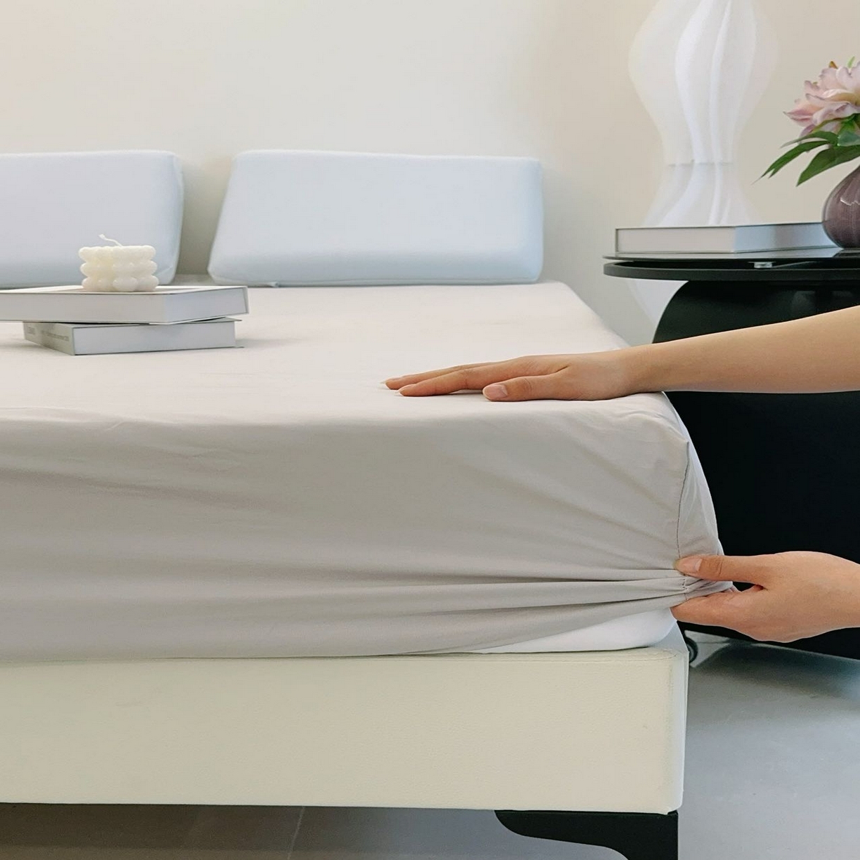 91家纺网 家纺一手货源 找家纺 （总）兜米家居 2025新款纯色全棉床笠