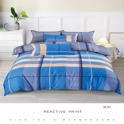 91家纺网 家纺一手货源 找家纺 （总）玖琳家纺 2025新款130克贡棉磨毛植物羊绒四件套