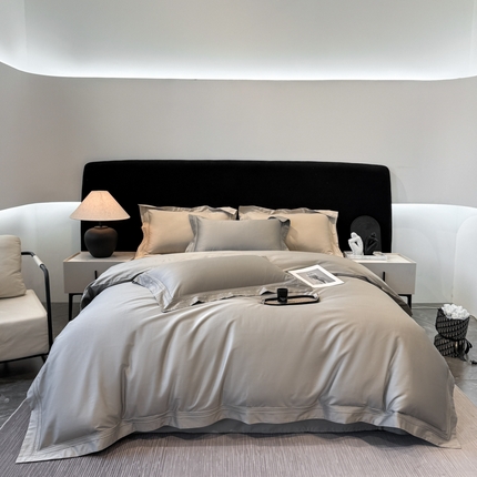 91家纺网 家纺一手货源 找家纺 （总）21度C 2025春夏新款50双股100S长绒棉纯棉双埋线镂空四件套