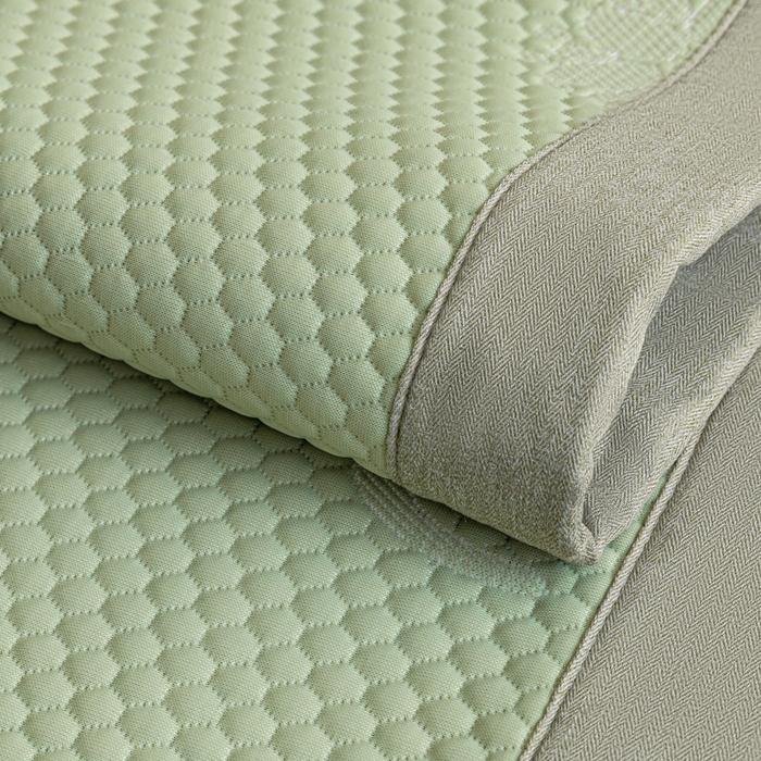 91家纺网 家纺一手货源 找家纺 阿亮家居 2025新款凉席凉豆豆软席床席款 香迪奥-梵克绿