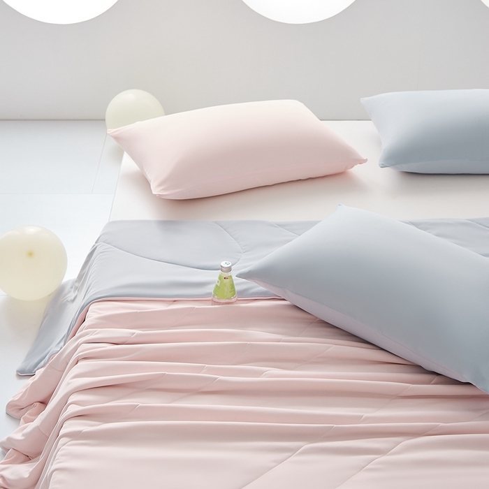 91家纺网 家纺一手货源 找家纺 LADYCOCO可可家居 2025新款凉感夏被 粉