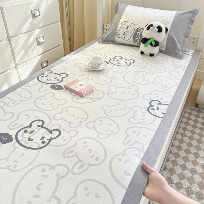 91家纺网 家纺一手货源 找家纺 （总）2025新款印花冰藤凉席-学生款