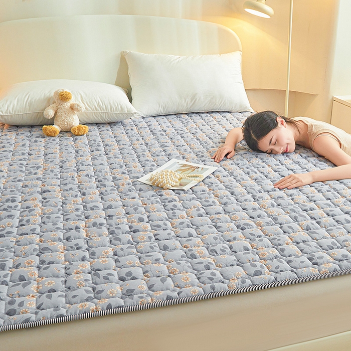 91家纺网 家纺一手货源 找家纺 丽诺床垫2025年全棉抗菌床褥床垫床护垫 和风