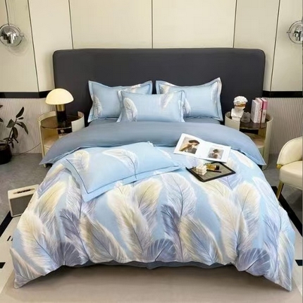 91家纺网 家纺一手货源 找家纺 （总）玖琳家纺 2025新款130克贡棉磨毛植物羊绒四件套