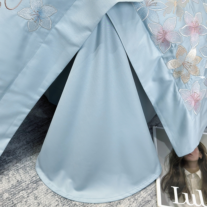 91家纺网 家纺一手货源 找家纺 星蕴家纺 2025新款澳棉正宗长绒棉四件套-诺兰 幸运兰