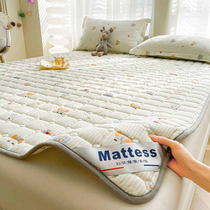 91家纺网 家纺一手货源 找家纺 丽诺床垫2025年全棉抗菌床褥床垫床护垫 小象宝