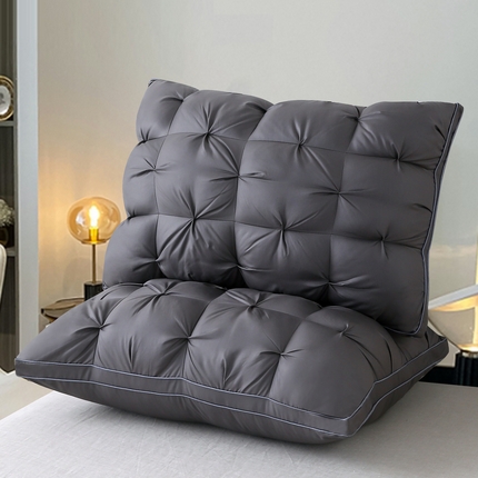 91家纺网 家纺一手货源 找家纺 （总）珍贝家纺 2025新款双边扭花酒店面包枕枕头枕芯